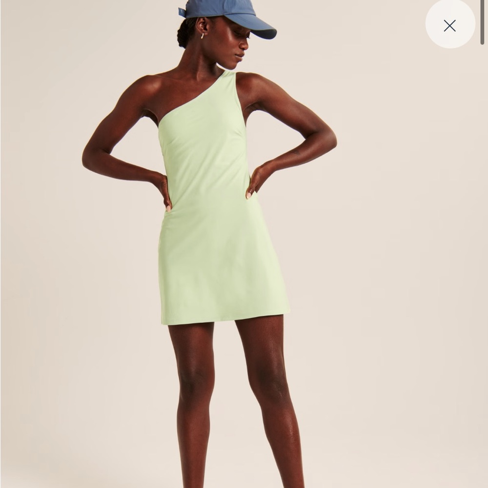 Abercrombie & Fitch One Shoulder Traveler Mini Dress